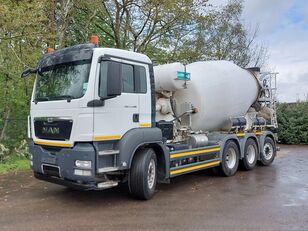 MAN TGS 35.400 8X4 Tridem - Lenk-Lift - AutoMix 9m³ concrete mixer truck