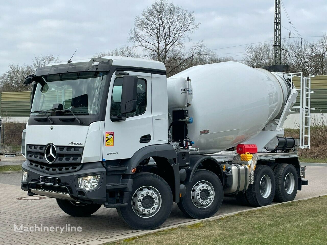 new Euromix MTP MTP EM 9 L on chassis Mercedes-Benz Arocs 5 3540 concrete mixer truck