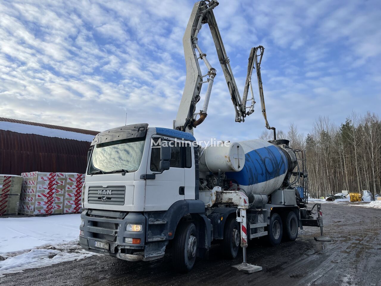 Chimera 28.4  on chassis MAN TGA 35.410  concrete pump