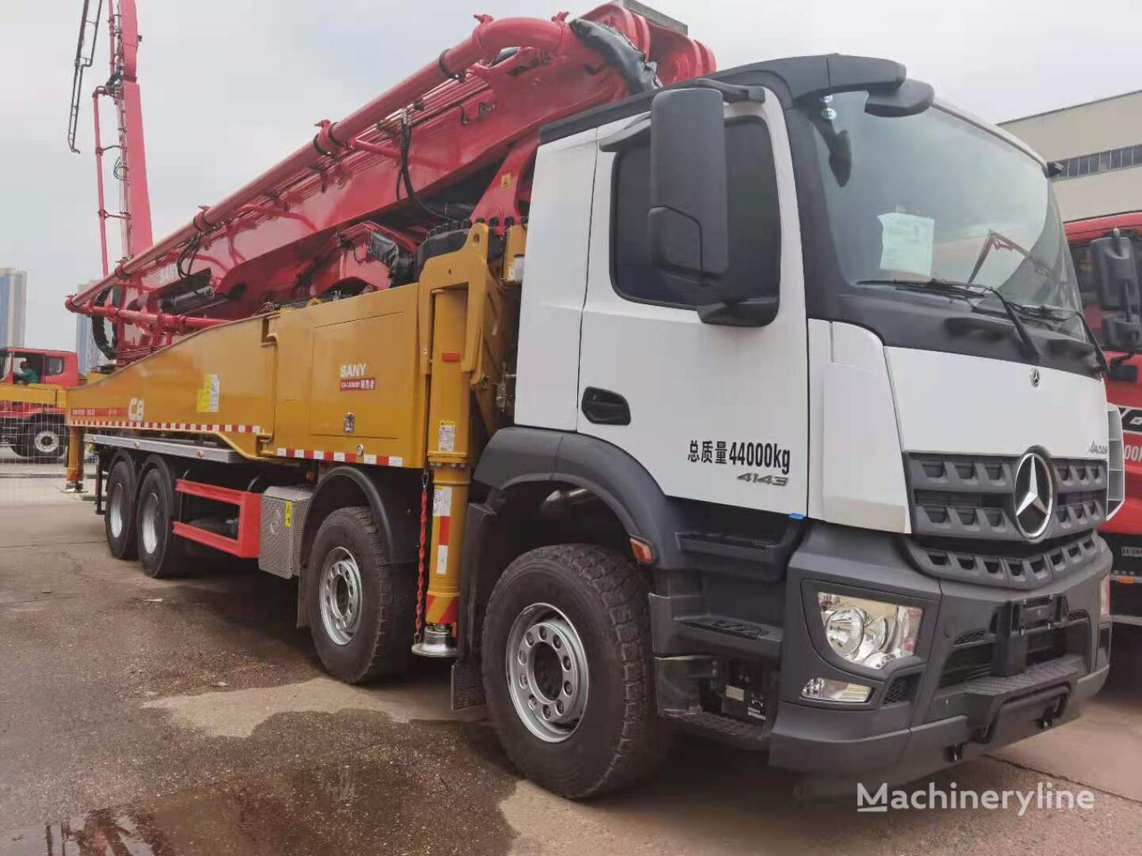 new Sany  X-6RZ  NEW 56m X-6RZ Euro 5 on chassis Mercedes-Benz Actros 4143 concrete pump
