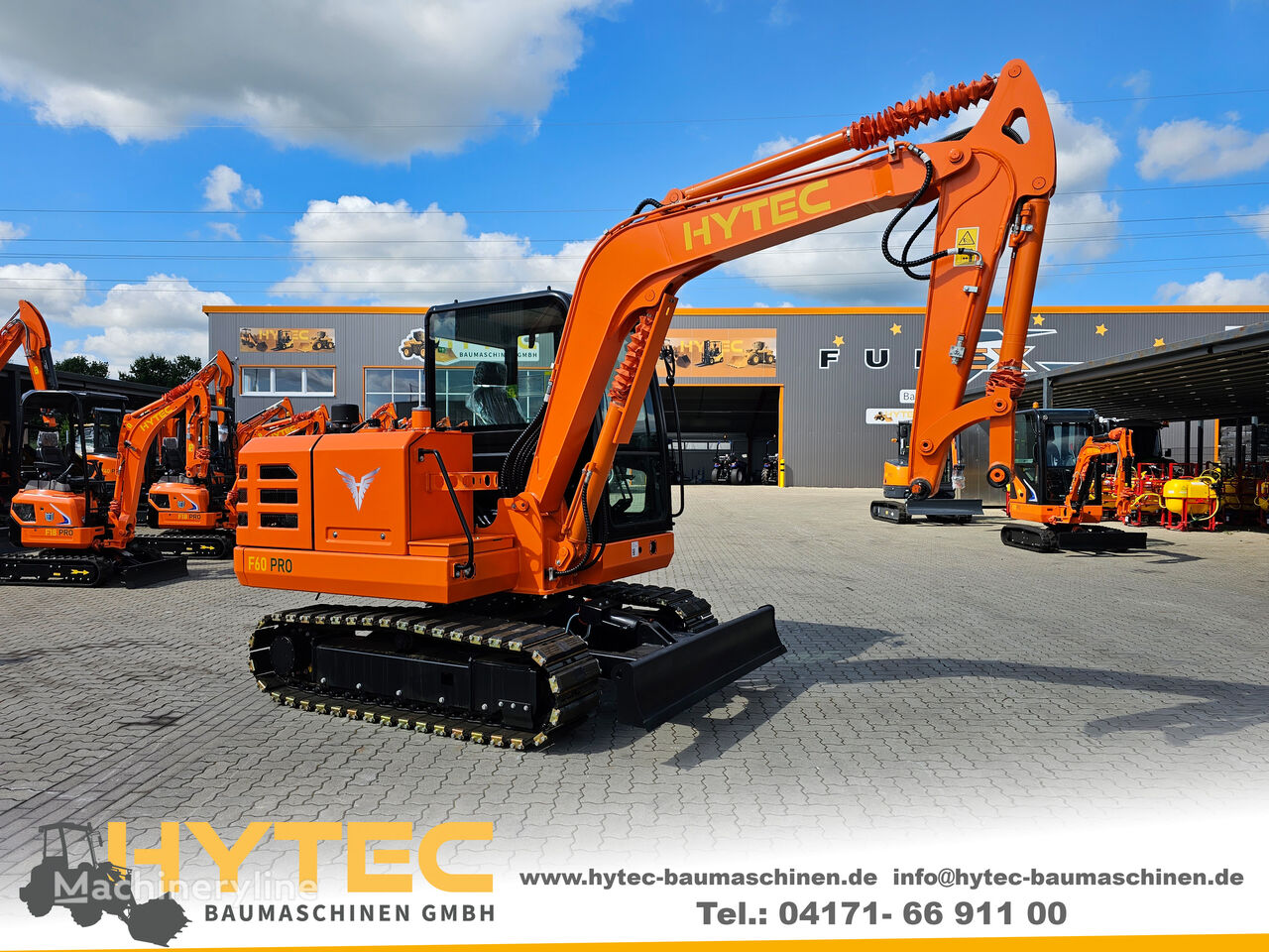 new Hytec F60 Pro tracked excavator