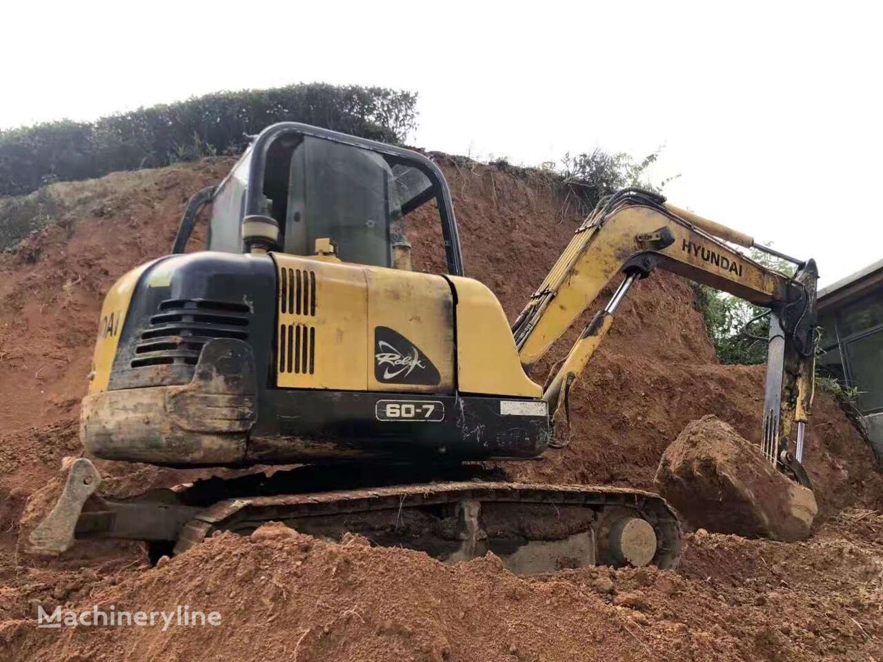 Hyundai R60 tracked excavator
