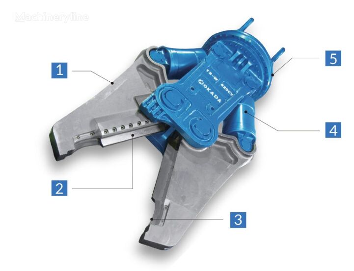 new Okada TS-W series CUTTER hydraulic shears