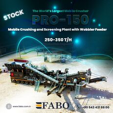 new FABO PRO-150 MOBILE CRUSHING SCREENING PLANT WITH WOBBLER FEEDER |REA crushing plant