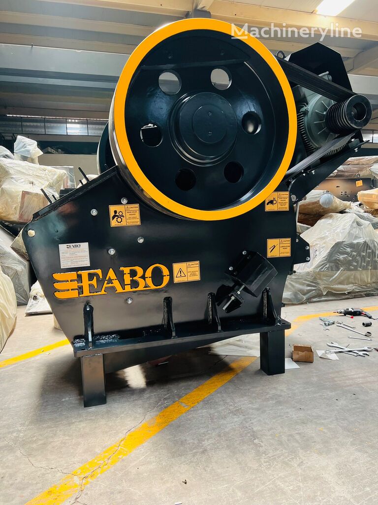 new FABO CLK-90 SERIES 120-180 TPH PRIMARY JAW CRUSHER