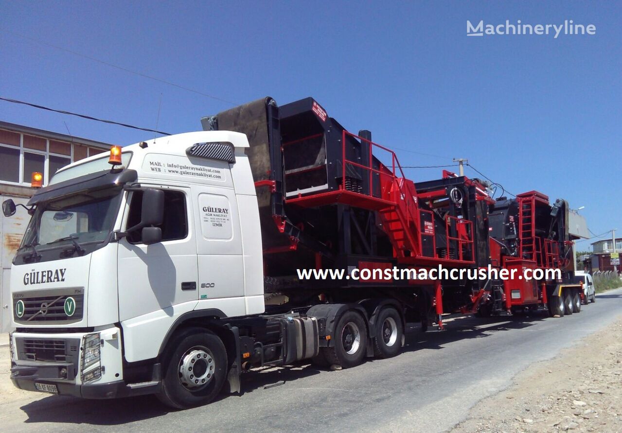 new CONSTMACH Mobilnaya drobilka izvestnyaka PI-2 mobile crushing plant