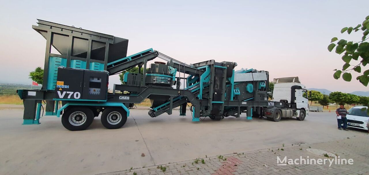 new Constmach 150 TPH Capacity Mobile Vertical Impact Crusher ( Sand Maker Mac mobile crushing plant