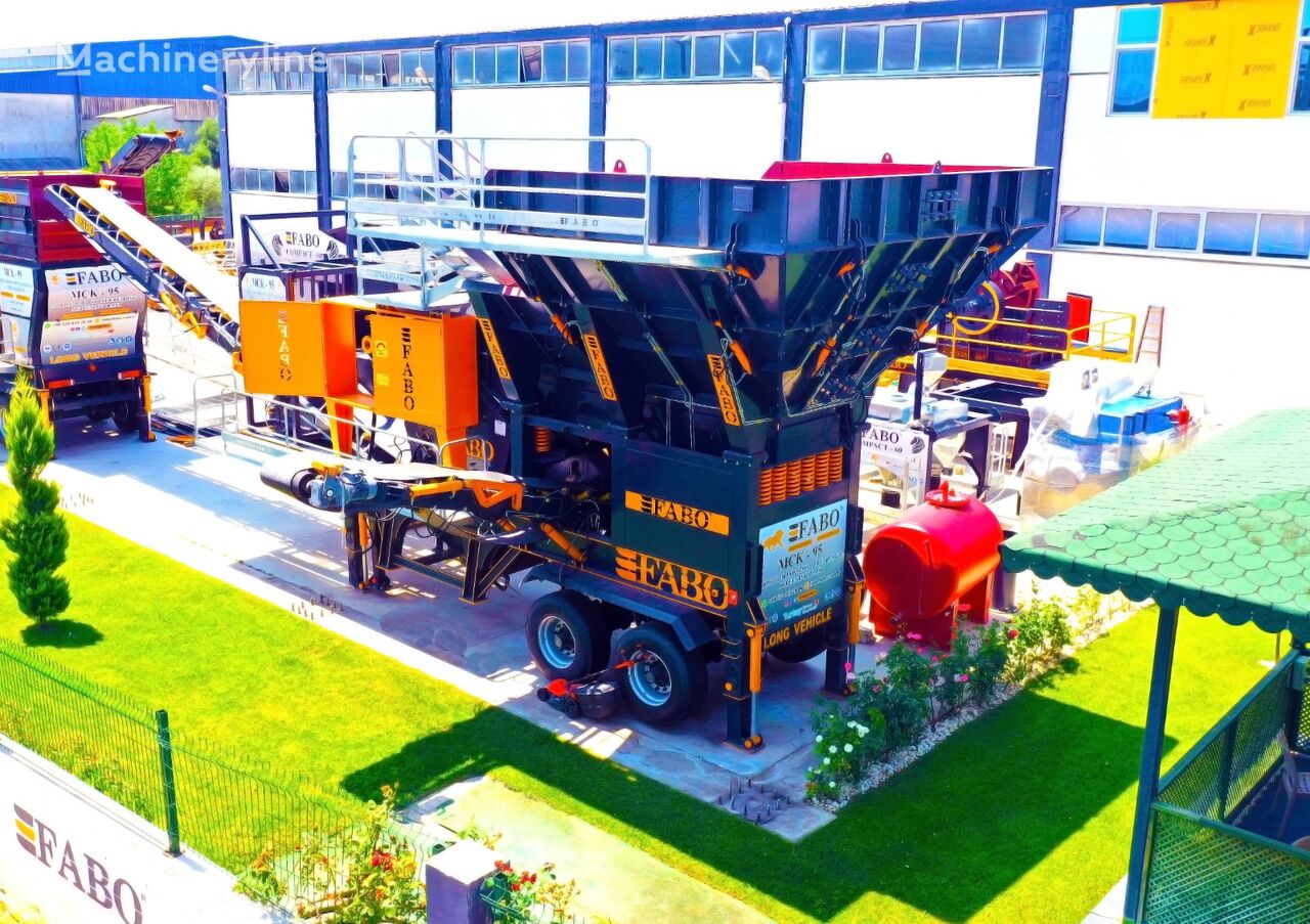 new FABO MOBILE CRUSHING AND SCREENING PLANT - STOCK - SPECIAL DISCOUNT mobile crushing plant