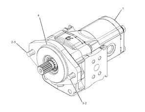 hydraulic pump for Caterpillar 236B, 236B3, 259B3, 289-6358, 2896358 excavator